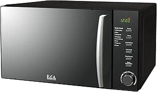 Digital Touch Screen Grill Microwave, 20 Liter Capacity, Black