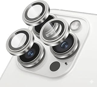 واقيsilver عدسة الكاميرا S+ للهاتف iP12 Pro Max 6.7 بوصة، لون فضي، حماية فائقة للعدسة