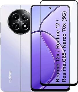 اسكرينة حماية زجاج مقوى Dl3 Mobilak لهواتف Realme 13 5G/12 5G/12x 5G/11 5G/11x 5G/C65/C67/C55/OPPO A60/A58 [تغطية كاملة]