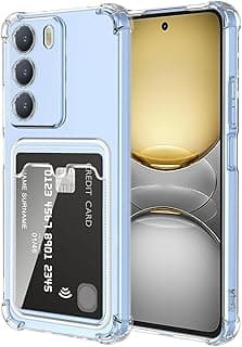 Case Compatible with Realme C71 with Card Holder Slim Soft TPU Bumper Anti-Scratch Shockproof Protective Cover