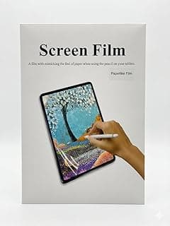 واقي شاشة بتأثير الورق لجهاز iPad Pro مقاس 11 بوصة M4/M5 (الجيل الخامس/السادس 2024/2025)، واقي شاشة من مادة PET غير لامعة، مضاد للانعكاس/مضاد لبصمات الأصابع، مثالي للكتابة والرسم