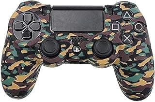 جراب حماية لذراع تحكم Dualshock PS4، سيليكون، مموه