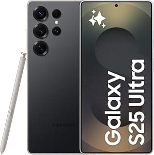 موبايل جالاكسي S25 Ultra بالذكاء الاصطناعي، مساحة 1 تيرابايت، رام 12 جيجابايت، اسود تيتانيوم، موبايل اندرويد، كاميرا 200 ميجابكسل، قلم S Pen، بطارية طويلة العمر، ضمان سنة/نسخة محلية