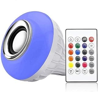 LED Music Light Bulb, E27/12W led Light Bulb with Bluetooth4.0 Speaker, RGB Changing Color Lamp Built-in Audio Speaker with Remote Control