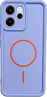 (For 15F) Xpress Back Cover Soft Silicon TPU With Printed Logo and Camera Protection Case For Oppo Reno 15F Anti-Shock Cover (Lavender)