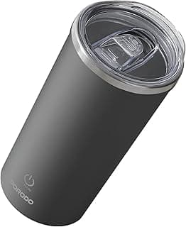 Lifestyle 400ml Auto-Stirring Suction Twin Wall Cup - Black