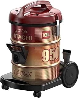 Pail Can Vacuum Cleaner 2100 Watt In Black x Gold With Cloth Filter CV-950F- (International warranty)