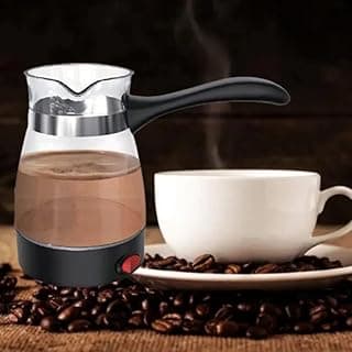 Turkish coffee maker, Coffee Machine, Premium Turkish Coffee Maker600ML, 3-5 Cups, (Black)