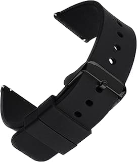 YODI Soft Silicone Sport Strap Band for Redmi Watch 5 Active Only, Ocean Black Buckle Straps Compatible with Mi Watch Active 5