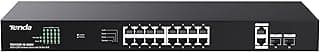 TEG1120P-16-250W، سويتش جيجابت PoE 16 منفذ متوافق مع أجهزة IEEE 802.3af/at، قابل للتركيب في راك، سويتش PoE+ غير مدار مع 16 منفذ PoE+ بقدرة 230 وات و 2 منفذ RJ45 و 2 فتحة SFP
