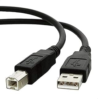 كابل طابعة 2370 متوافق مع USB 2.0 من كيندكس، 2 متر - اسود، لالطابعات