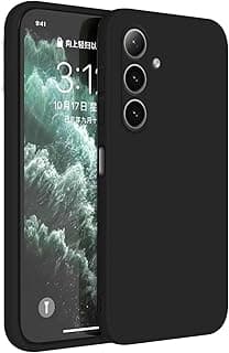 Mobile Phone Case for Samsung Galaxy S24 FE (6.7 Inches) Protective Case, Skin Protection, Made of TPU Silicone Case - Black
