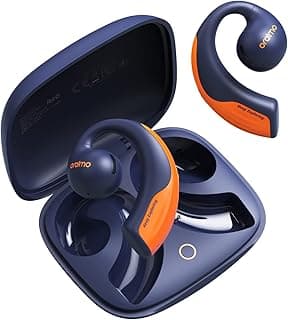 Openpods Open Ear Headphones, 4-Mic Enc Wireless Earbuds,40H Playtime,Ipx5 Waterproof,16Mm Dynamic Driver,True Wireless Open Ear Earbuds With Earhooks For Running And Workouts, Blue