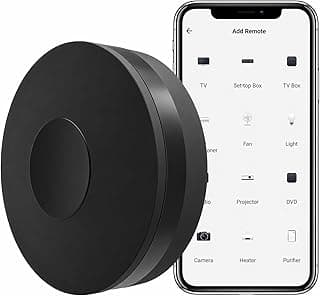 ريموت كنترول ذكي شامل IR + RF، واي فاي إنفراريد بلاستر بمنفذ Type-C، متوافق مع اليكسا، جوجل هوم، وتطبيق Tuya Smart Life