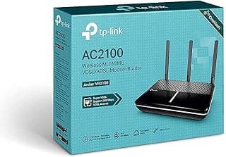 راوتر مودم من تي بي لينك AC2100، خط VDSL ADSL، منافذ فل جيجابت - منفذ USB3.0 - 2725611147538، 2134.0 megabits_per_second، result.feed.gl_pc-wireless_technology_ar، dual_band متعدد الألوان