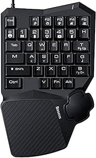 GAMO One-Handed Gaming Keyboard Black
