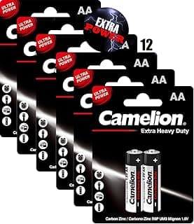AA Extra Heavy Duty Battery 12 Packs