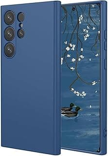 Samsung Galaxy S25 Ultra Case, Scratch Resistant Soft TPU Back Cover Shockproof Silicone Gel Rubber Bumper Anti-Fingerprints Full-Body Protective Case Cover for (Samsung Galaxy S25 Ultra Blue