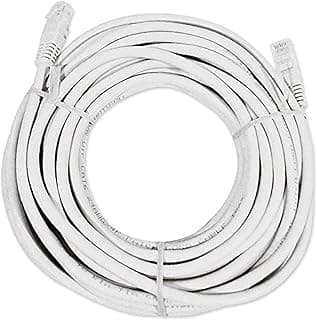 Cat 6 Network Cable - 15 Meter Length 15M CAT6 RJ45 Ethernet Network Cable Grey