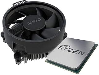 معالج كمبيوتر مكتبي AMD رايزن 3 3500 سداسي النواة، 6 خيوط غير مقفل (صينية) مع مبرد ريث ستيلث، 3.6 GHz، مقبس AM4