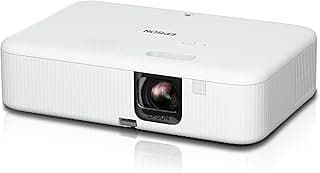 جهاز عرض ليزر EF - 12 3LCD ، FHD 1000 لومن شاشة 150 بوصة تلفزيون أندرويد صوت من ياماها للألعاب والسينما المنزلية - أسود، 1920 x 1080، ايبسون