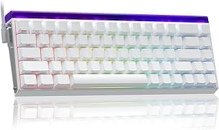 AULA HERO 68 HE Magnetic Switch Keyboard, Jade Emperor Magnetic Axis, White Mist Clears