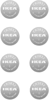 8x IKEA PLATTBOJ lithium battery CR2032