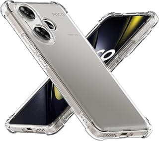 Compatible with Xiaomi Poco F6 - Turbo 3 Shockproof Clear Case Cover