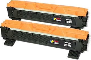 خرطوشة حبر بديلة TONER EXPERTE TN1050 لطابعات براذر (2 قطعة أسود)