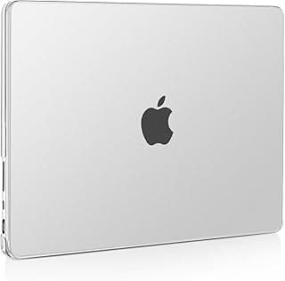 جراب MOSISO متوافق مع ابل MacBook Pro 14 بوصة إصدارات 2024 2023 2022 2021 (M3 A2918 A2992 M2 A2779 M1 A2442)، غطاء حماية بلاستيك صلب فائق النحافة، شفاف
