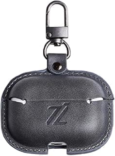 Apple AirPods Leather Case - Classy Cover to Elevate Your Experience - Stylish Protection for AirPods 1/2 (Grey)