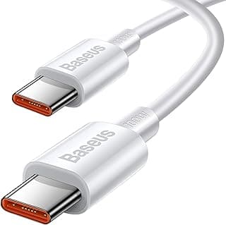 كابل USB C إلى USB C بقدرة 100 وات 1 متر، كابل شحن سريع 20V/5A PD، كابل بيانات وشحن لأجهزة ابل MacBook Pro Air، iPad Pro، سامسونج Galaxy S22 S21 Ultra S20 S10 S9