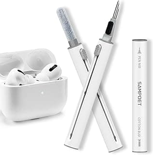 طقم تنظيف 4 في 1 لسماعات AirPods، طقم تنظيف متعدد الوظائف للجيل الجديد مع فرشاة ناعمة لسماعات ايربودز برو (عبوة واحدة)