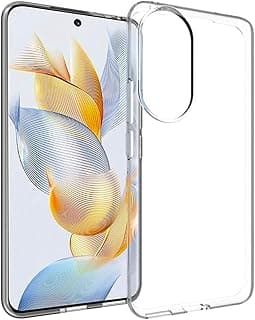 جراب شفاف كريستالي لهاتف Honor 90 [جراب سيليكون] [شفاف 100%] [خامة ألمانية] جراب موبايل نحيف للغاية لهاتف Honor 90