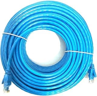 كابل شبكة Cat 6 UTP طول 15 متر لون أزرق