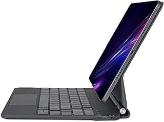 Magic Keyboard for iPad Air 13 (M2, 2024) and iPad Pro 12.9 inch (6rd, 5th, 4th and 3th gen), Magnetic Keyboard Case with Multi-Touch Trackpad, Backlit Function (Black)