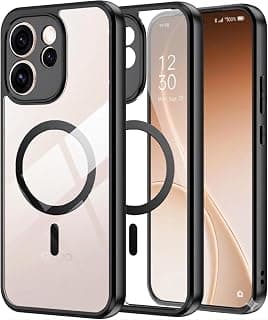 جراب لهاتف اوبو Oppo Reno 15F، شفاف كريستالي لا يصفر، حماية بمعايير عسكرية، غطاء حماية مقاوم للصدمات مع حماية للكاميرا لهاتف اوبو Oppo Reno 15F 5G