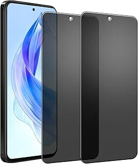 فيلم حماية شاشة سيراميك مطفي للخصوصية لـ Honor 90 Lite 5G، سكرين بروتكتور، عبوة من 2، فيلم مضاد للتجسس، مقاوم للخدش، تغطية كاملة، مطفي مضاد للتجسس