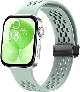 سوار سيليكون من Fekra لساعات هواوي Fit 4 Pro/Fit 4/ Fit 3، سوار رياضي بمشبك مغناطيسي