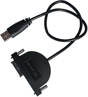 كابل Y-NX USB 3.0 إلى SATA لمحركات الأقراص الضوئية، كابل 6+7Pin Slimline SATA للابتوب CD/DVD-RW/Blu-ray