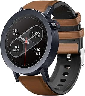 استيك ساعة متوافق مع CMF Watch Pro 2، استيك بديل من الجلد والسيليكون جيد التهوية متوافق مع ساعات CMF Watch Pro و Watch Pro 2