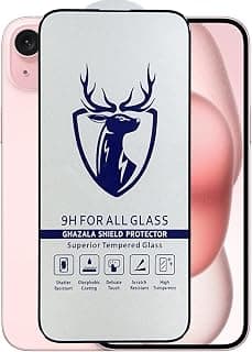 واقي شاشة زجاجي مقوى 9H Deer لهاتف ابل ايفون 15 مقاس 6.1 بوصة (1)