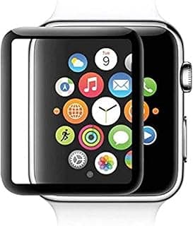 سكرين بروتكتور زجاج 3D تغطية كاملة لساعة ابل Series 4 مقاس 44mm