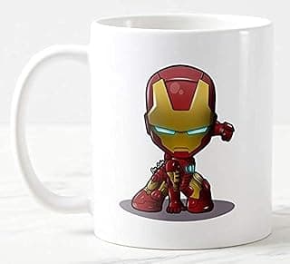 Ceramic Mug with Design - Ironman Marvel
