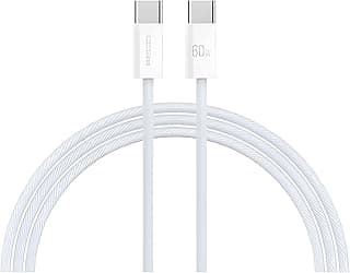 PD60W Type-C to Type-C Charging Data Cable - Braided, Interference-Resistant, Durable, 1.2 Meter Length