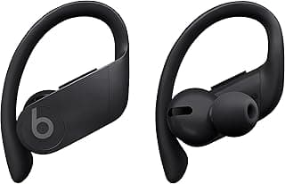 سماعات Beats Powerbeats Pro لاسلكية - شريحة Apple H1، بلوتوث Class 1، 9 ساعات تشغيل، مقاومة للعرق، ميكروفون مدمج - أسود