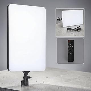 مصباح فيديو LED RL-29 مع جهاز تحكم عن بعد، ثنائي اللون 3000-6500 كلفن، افقي/عمودي قابل للتبديل، اضاءة استوديو الصور والفيديو للبث وإنشاء المحتوى، حامل غير متضمن، بدون حامل ثلاثي القوائم