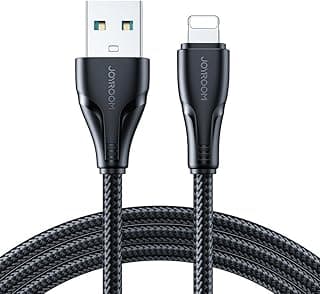 كابل شحن سريع ونقل بيانات S-A11 Surpass Series بقدرة 18 وات من USB-A إلى Lightning، طول 1.2 متر - مجدول نايلون متين - أسود