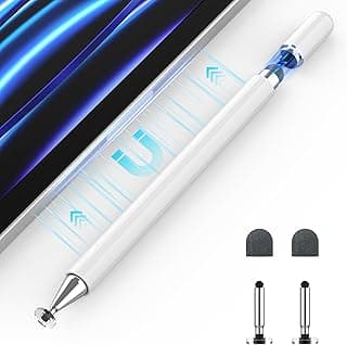 Stylus Pen for iPad, Gogorelax Magnetic Apple Pencil Disc Universal Stylus Pens Touch Screens for Apple/iPhone/iPad pro/Mini/Air/Android/Microsoft/Surface All Capacitive Touch Screens - White