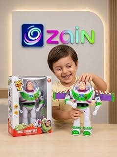 Toy Story 4 Buzz Lightyear Battery-Operated Action Figure with Lights & Sounds – Vibrant Multicolor Interactive Space Ranger Toy for Kids